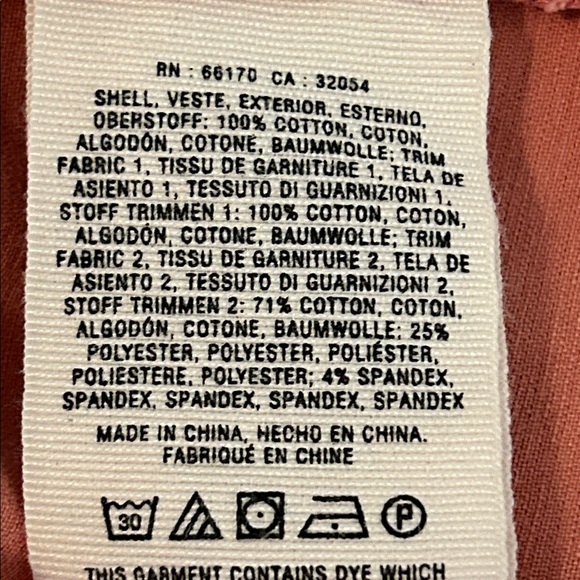 Anthropologie Hei Hei Anorak Jacket Drawstring Button Front Melon Pink Small - Picture 9 of 10